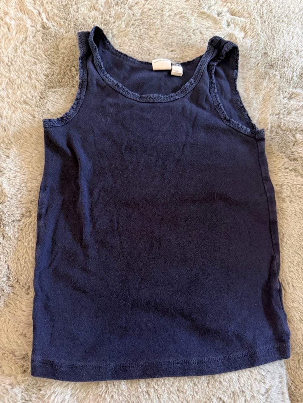GAP Navy Blue Girls' Tank Top - Simple Sleeveless Tee